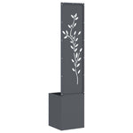 Schermo per privacy in giardino Floreale Antracite 32 x 140 cm