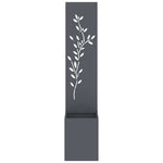 Schermo per privacy in giardino Floreale Antracite 32 x 140 cm