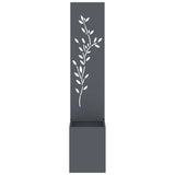 Schermo per privacy in giardino Floreale Antracite 32 x 140 cm