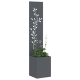 Schermo per privacy in giardino Floreale Antracite 32 x 140 cm