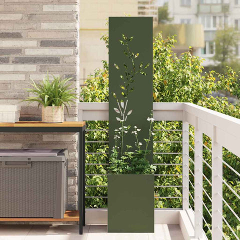 Schermo per privacy in giardino Oliver verde 32 x 140 cm