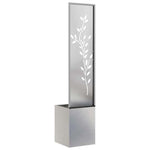 Schermo per privacy in giardino Floreale Argento 32 x 140 cm