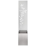 Schermo per privacy in giardino Floreale Argento 32 x 140 cm