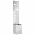 Schermo per privacy in giardino Floreale Argento 32 x 140 cm