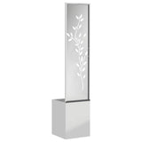 Schermo per privacy in giardino Floreale Argento 32 x 140 cm