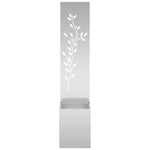 Schermo per privacy in giardino Floreale Argento 32 x 140 cm