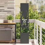 Schermo per privacy in giardino Stampa animale Nero 32 x 140 cm