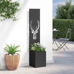 Schermo per privacy in giardino Stampa animale Nero 32 x 140 cm