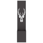 Schermo per privacy in giardino Stampa animale Nero 32 x 140 cm