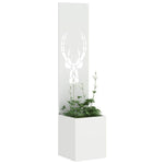 Schermo per privacy in giardino Bianco 32 x 140 cm