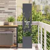 Schermo per privacy in giardino Antracite 32 x 140 cm