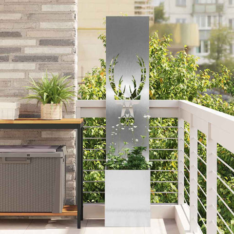 Schermo per privacy in giardino Argento 32 x 140 cm