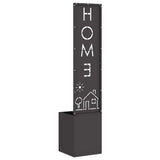 Schermo per privacy in giardino Traforo Nero 32 x 140 cm