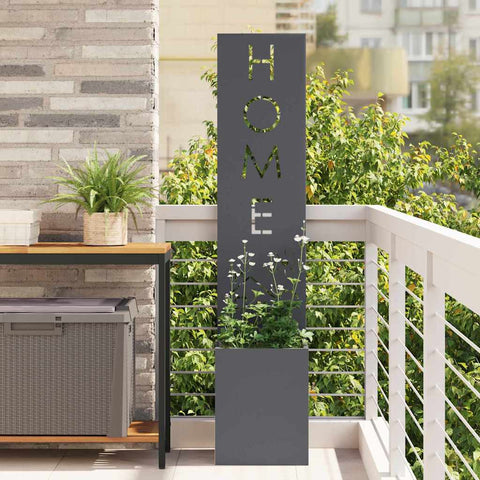 Schermo per privacy in giardino Traforo Antracite 32 x 140 cm