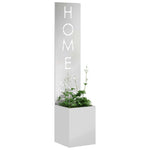 Schermo per privacy in giardino Traforo Argento 32 x 140 cm