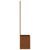 Schermo per privacy in giardino Traforo Ruggine 32 x 140 cm