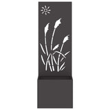 Schermo per privacy in giardino Traforo Nero 50 x 150 cm