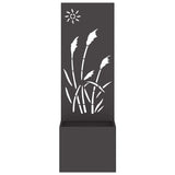 Schermo per privacy in giardino Traforo Nero 50 x 140 cm