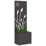 Schermo per privacy in giardino Traforo Nero 50 x 150 cm