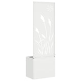 Schermo per privacy in giardino Traforo Bianco 50 x 140 cm