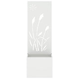 Schermo per privacy in giardino Traforo Bianco 50 x 150 cm