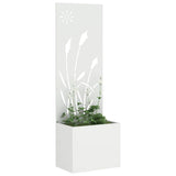 Schermo per privacy in giardino Traforo Bianco 50 x 150 cm