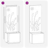 Schermo per privacy in giardino Traforo Antracite 50 x 140 cm