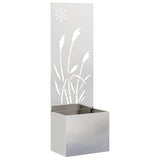 Schermo per privacy in giardino Traforo Argento 50 x 150 cm