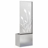 Schermo per privacy in giardino Traforo Argento 50 x 150 cm