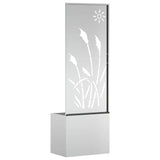 Schermo per privacy in giardino Traforo Argento 50 x 140 cm