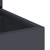 Schermo per privacy in giardino Floreale Antracite 50 x 140 cm