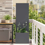 Schermo per privacy in giardino Traforo Antracite 50 x 140 cm