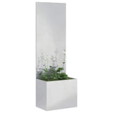 Schermo per privacy in giardino Traforo Argento 50 x 140 cm