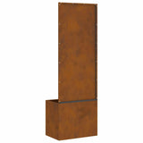 Schermo per privacy in giardino Traforo Ruggine 50 x 140 cm