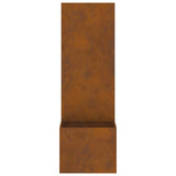 Schermo per privacy in giardino Traforo Ruggine 50 x 140 cm