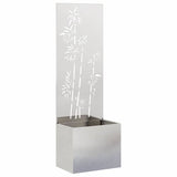 Schermo per privacy in giardino Floreale Argento 50 x 150 cm