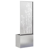Schermo per privacy in giardino Floreale Argento 50 x 150 cm