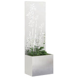 Schermo per privacy in giardino Floreale Argento 50 x 150 cm