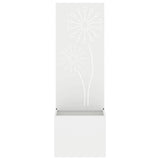 Schermo per privacy in giardino Traforo Bianco 50 x 150 cm