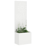 Schermo per privacy in giardino Traforo Bianco 50 x 150 cm