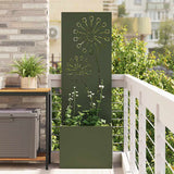 Schermo per privacy in giardino Oliver verde 50 x 140 cm