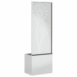 Schermo per privacy in giardino Traforo Argento 50 x 140 cm