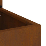 Schermo per privacy in giardino Traforo Ruggine 50 x 140 cm