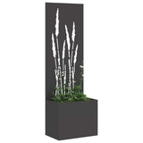 Schermo per privacy in giardino Traforo Nero 50 x 140 cm