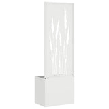 Schermo per privacy in giardino Traforo Bianco 50 x 140 cm