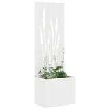 Schermo per privacy in giardino Traforo Bianco 50 x 140 cm