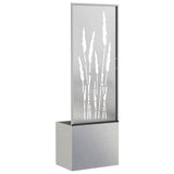 Schermo per privacy in giardino Traforo Argento 50 x 140 cm