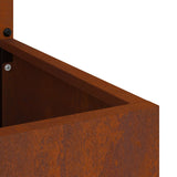 Schermo per privacy in giardino Traforo Ruggine 50 x 150 cm