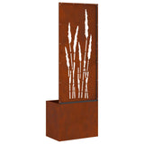 Schermo per privacy in giardino Traforo Ruggine 50 x 150 cm