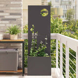Schermo per privacy in giardino Traforo Nero 50 x 140 cm